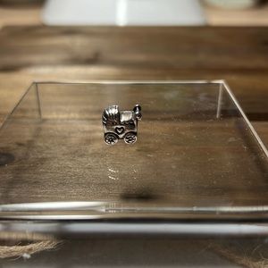 EUC Pandora 790346 Sterling Silver Baby Carriage - Retired